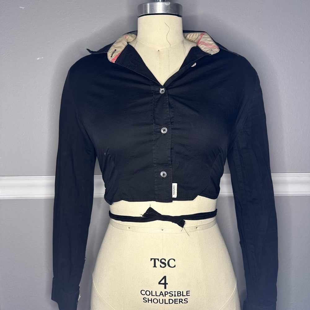 Burberry cropped shirt